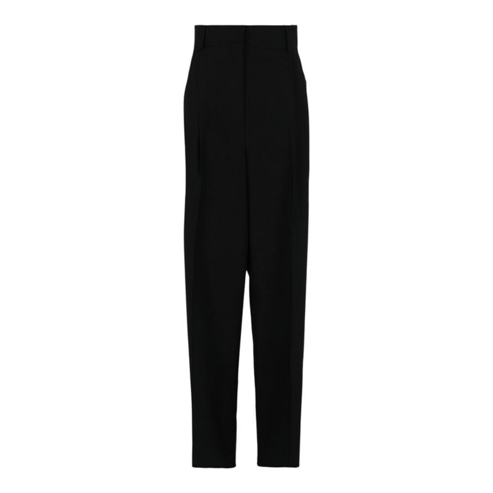 Ferragamo Wide-Leg Trousers Black Womens